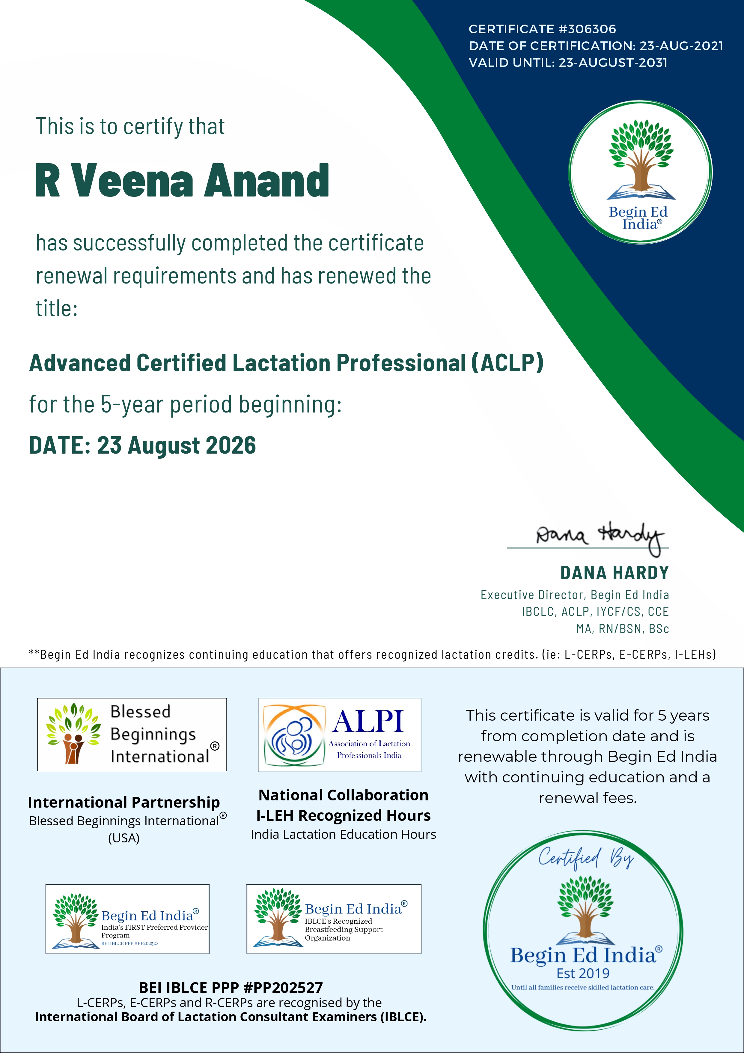 Advanced Certified Lactation Professional (ACLP)